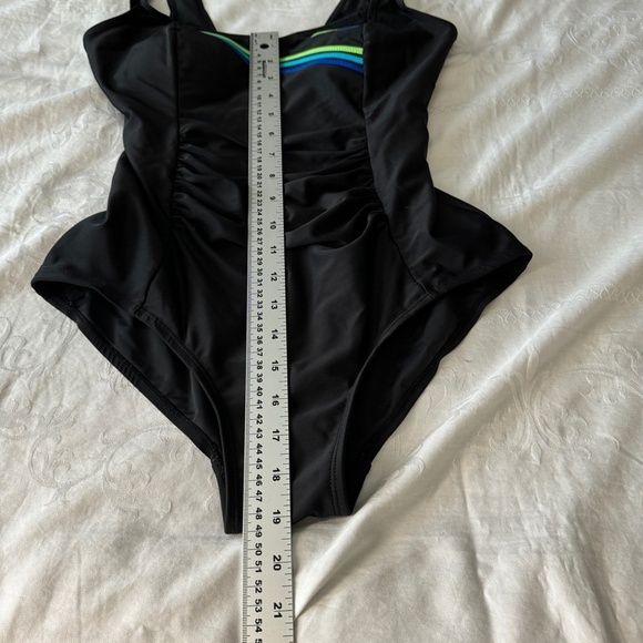 Alia Women's Black One Piece Swimsuit Size 10/30‎ Beach Vacation Bathing Suit - Picture 12 of 14